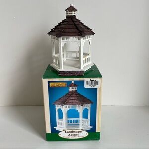 Lemax wooden gazebo